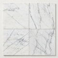 Cosmos White Marble Tile 18x18 Honed close-up