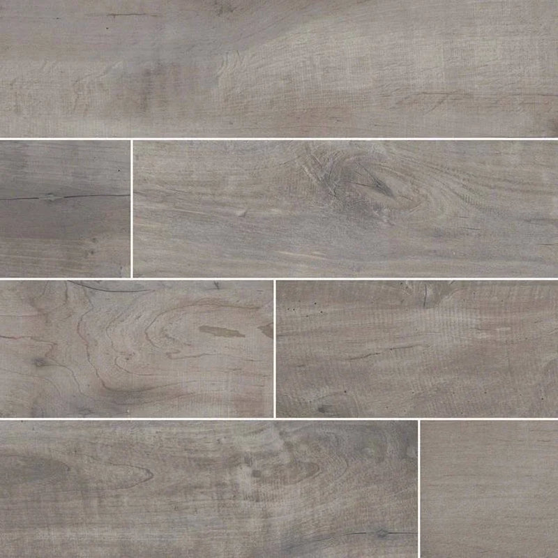 Country River Stone 8x48 Matte Porcelain Wood Look Floor Tile