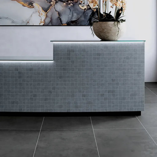 Cove Coal 3x12 Surface Bullnose Porcelain Trim