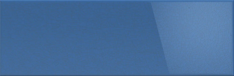 Crackle Series Electric Blue 4x12 Polished Porcelain Tile