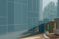 Crackle Series Blue 4x12 Polished Porcelain Tile