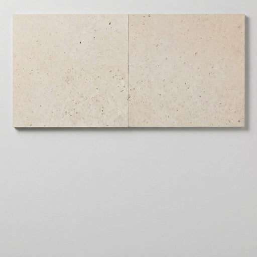 Crema Caliza Limestone Tile 24x24 Honed close-up