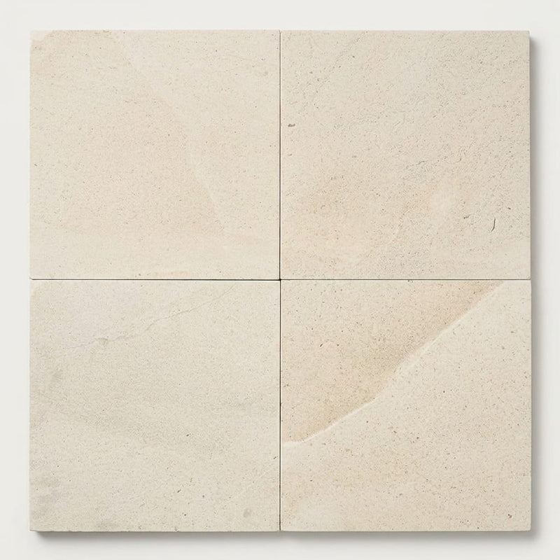 Crema Europa Limestone Tile 18x18 Honed 5/8 inch close-up