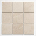 Crema Marfil 12x12 Classic Polished Marble Tile close-up