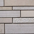 Crema Marfil 12x12 Various Marble Deco Strips Mosaic Tile