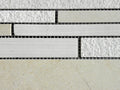 Crema Marfil 12x12 Polished Marble Drops Mosaic Tile