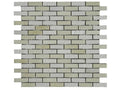 Crema Marfil 12x12 Polished Marble Drops Mosaic Tile