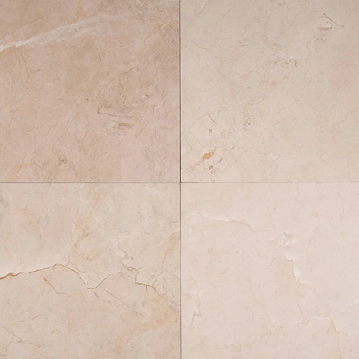 Crema Marfil 12x12 Classic Polished Marble Tile