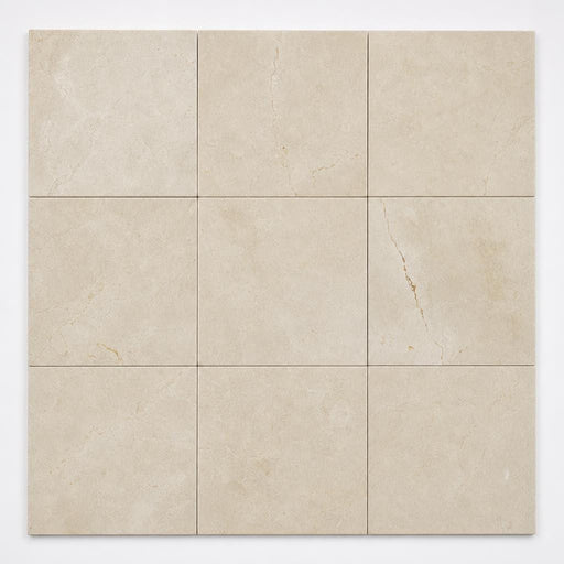 Crema Marfil 12x12 Polished Select Marble Tile close-up