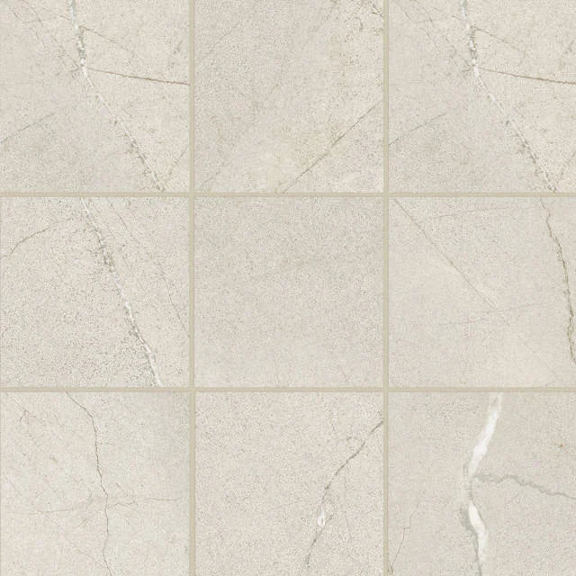Crema Marfil 4x4 12x12 Satin Marble Mosaic