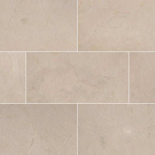 Crema Marfil 12x24 Honed Select Marble Tile