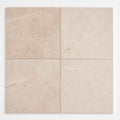 Crema Marfil 18x18 Polished Classic Marble Tile close-up