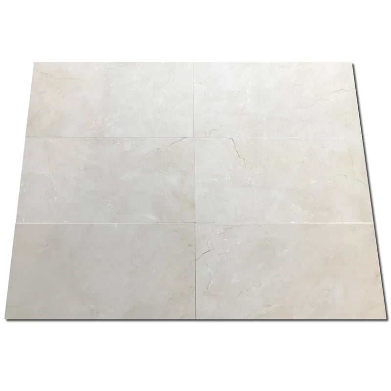 Crema Marfil Classic 12x24 Polished Marble Tile