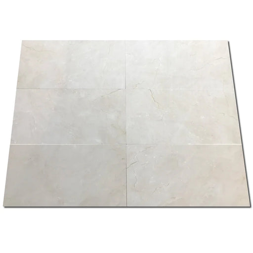 Crema Marfil Classic 12x24 Polished Marble Tile