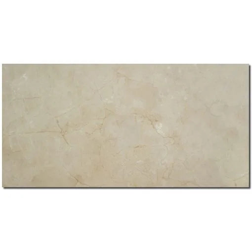 Crema Marfil Classic 12x24 Honed Marble Tile