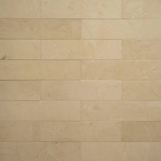 Crema Marfil Select 3x12 Honed Marble Tile