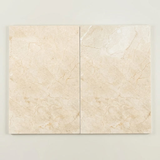 Crema Marfil Select Marble Tile 16x24 Polished 3/4 inch close-up