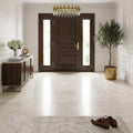 Crema Marfil Select Marble Tile 18x18 Honed — Foyer floor