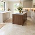 Crema Marfil Select Marble Tile 18x18 Honed — Kitchen floor