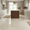 Crema Marfil Select Marble Tile 18x18 Polished — Kitchen floor