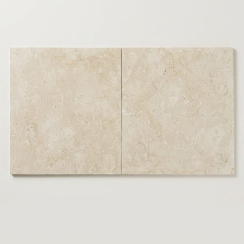 Crema Marfil Select Marble Tile 24x24 Honed close-up
