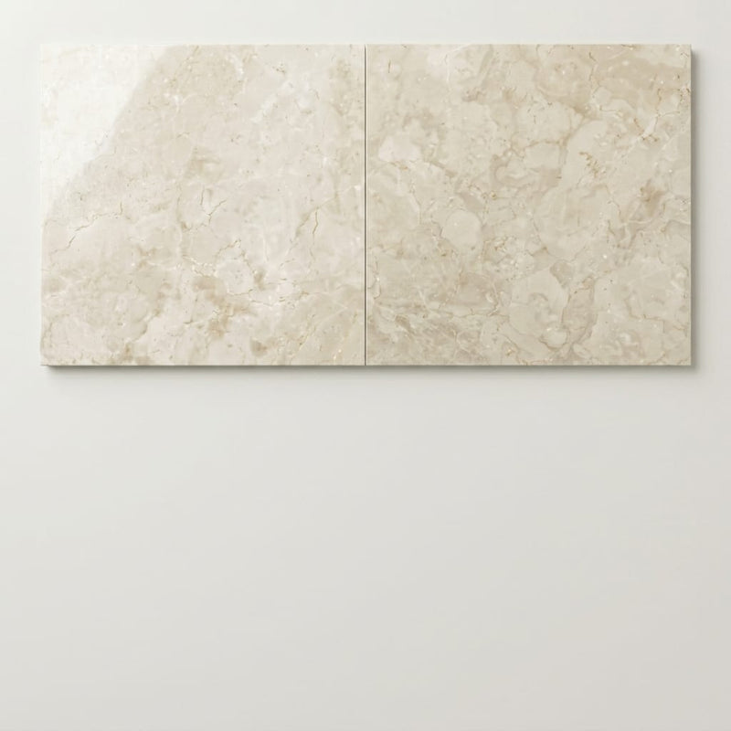 Crema Marfil Select Marble Tile 24x24 Polished close-up