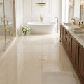 Crema Marfil Select Marble Tile 24x24 Polished — Primary Bath floor