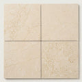 Crema Marfil (Spanish) Marble 18x18 Cream Honed Tile close-up
