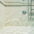 Crema Marfil (Spanish) Marble 2x2 Cream Honed Mosaic — Swimming Pool pool interior tiling