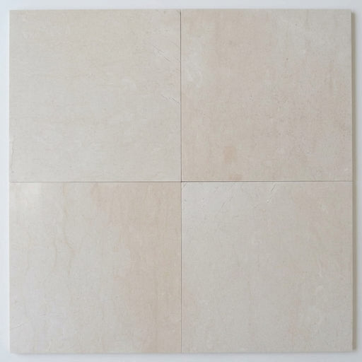 Crema Simona Marble Tile 18x18 Polished close-up