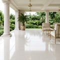 Crema Simona Marble Tile 18x18 Polished — Covered Patio floor