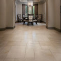 Crema Voscione Brushed Lyon Pattern Marble Tile