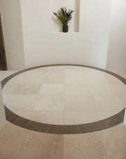 Crema Vossicone 18x18 Honed Limestone Tile