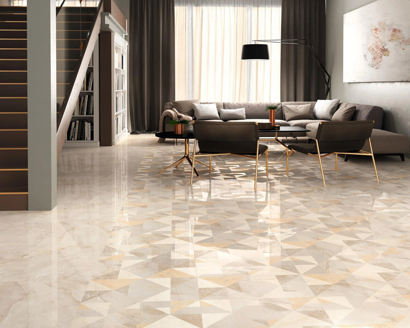 Cremabella Rec 23.6x23.6 Matte Porcelain Tile