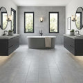 Creos Dorian Matte 12x24 Porcelain Tile — Bathroom floor