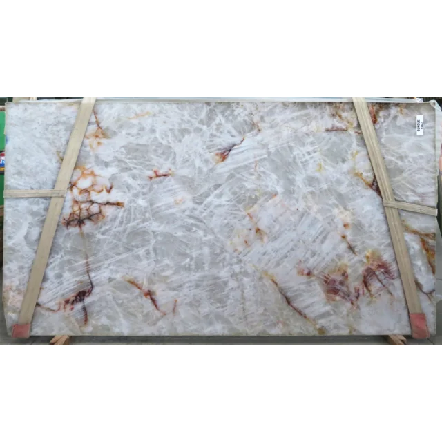 Cristallo Crystal Vitrium 2cm Polished Quartz Slab