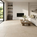 Cristallo Sabbia 12x24 Porcelain Tile — Living Room floor
