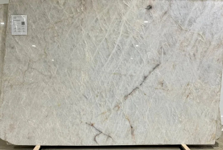 Cristallus White 120x81 Polished Quartzite Slab