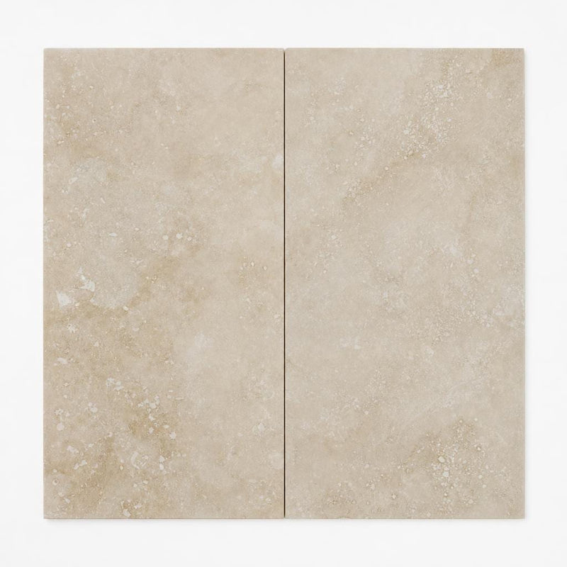 Cross Cut Travertine Classico 12x24 Honed Filled Tile close-up