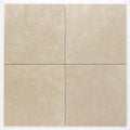 Cross Cut Travertine Ivory (Navona) 18x18 Honed Filled Tile close-up
