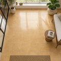 Cross Cut Travertine Tuscany Gold 12x12 Polished Filled Tile — Sunroom floor