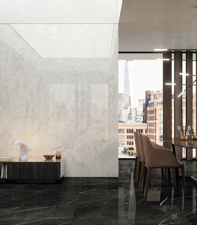 Crystal White 48x48 Rectified Porcelain Tile