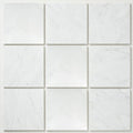 Crystal White Marble Tile 12x12 Polished close-up
