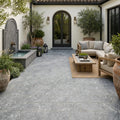 Cumulus Marble Paver 6x12 Tumbled 1.25 inch — Courtyard paving