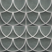 Curve Series Green 8x8 Porcelain Tile