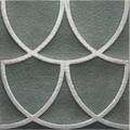 Curve Series Green 8x8 Porcelain Tile