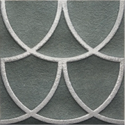 Curve Series Green 8x8 Porcelain Tile