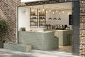 Curve Series Sage 8x8 Porcelain Tile
