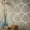 Curve Series Taupe 8x8 Porcelain Tile