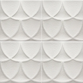 Curve Series White 8x8 Porcelain Tile